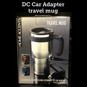 NWT DC Adapter Travel Mug